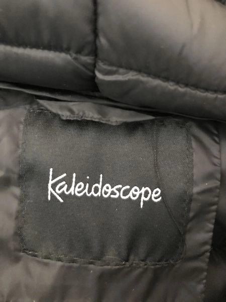 Kaleidoscope Black Long Length Padded Coat