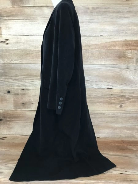 Linea Tesini Black Long Length Coat