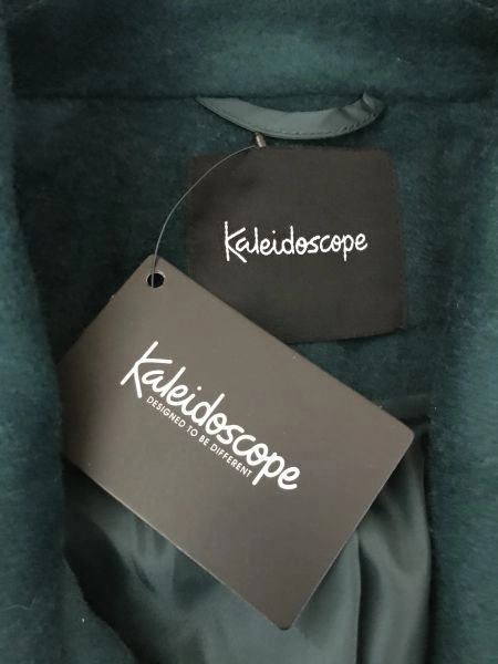 Kaleidoscope Green Off Centre Zip Up Jacket