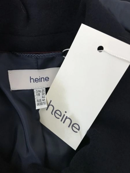 Heine Navy Toggle Button Coat