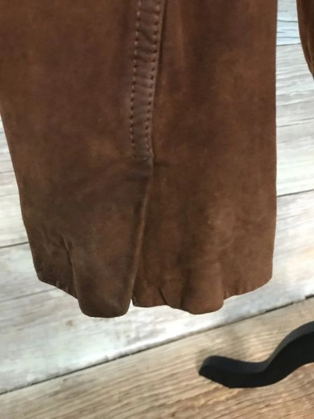 Heine Brown Short Length Leather Jacket