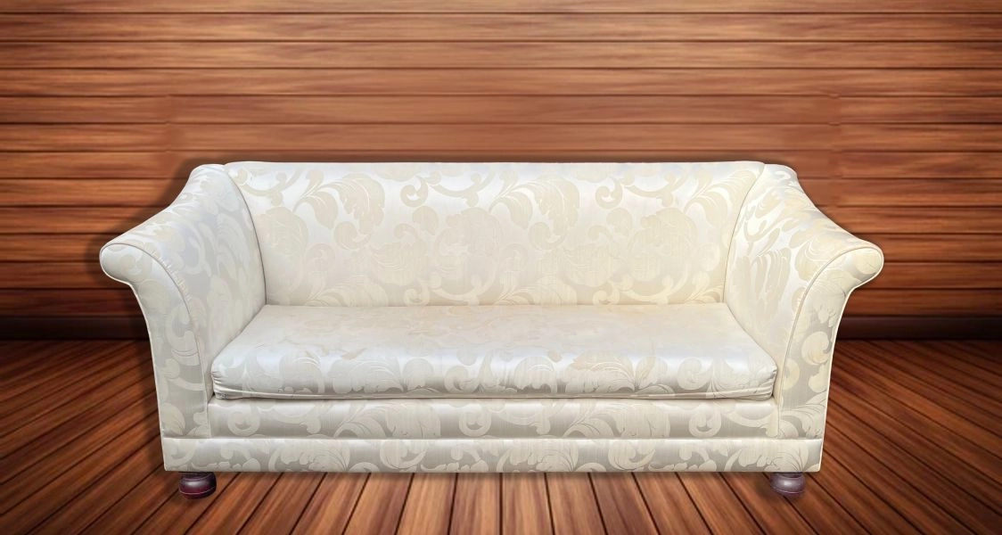 One Ivory white 3-seater and two 1-seater sofa set