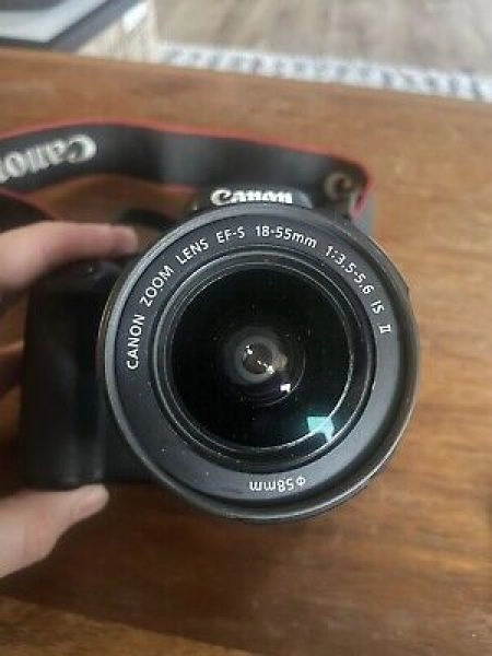 Canon EOS Rebel T3i / EOS 600D 18.0MP DSLR Camera - Black W/ EFS Canon 18-55MM
