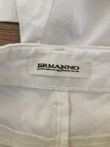 Ermanno White Long Length Skinny Jeans