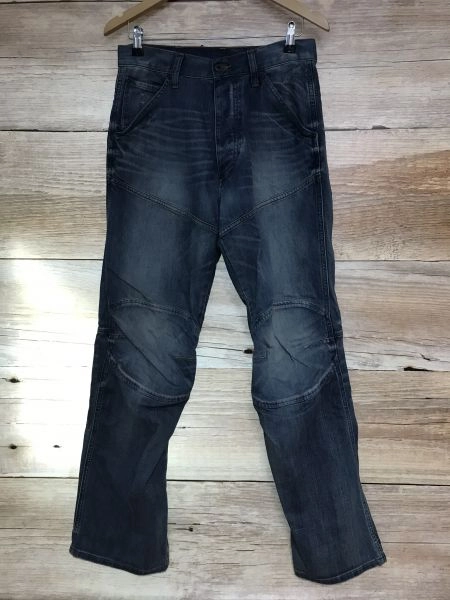 G Raw Blue Loose Fit LT Aged Jeans