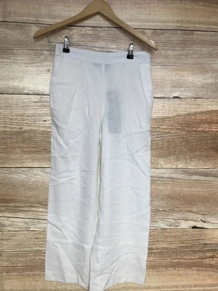 Vera Moda White Wide Leg Light Material Trousers