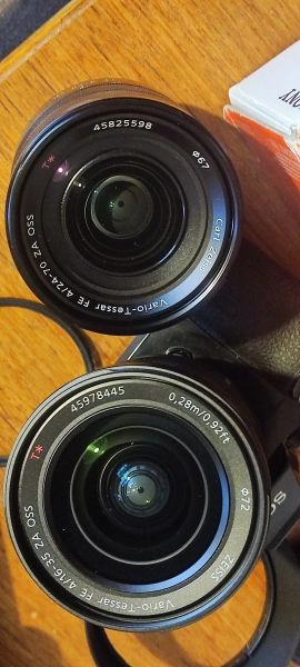 Sony Alpha 7r, 24mp full frame camera