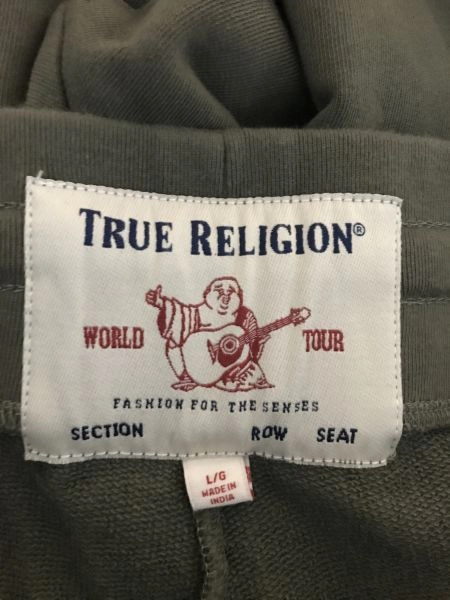 True Religion Khaki Classic Logo Jogging Bottoms