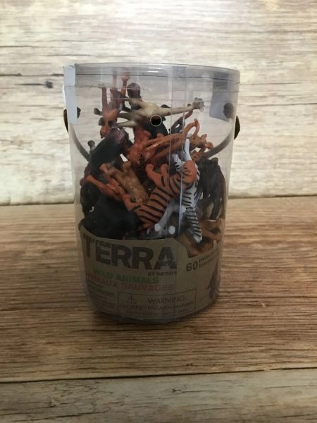 Terra 60 piece wild animals