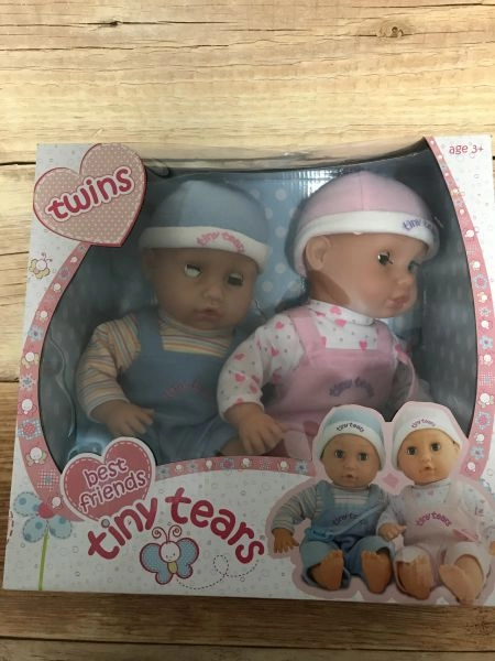 Tiny Tears Best Friends twins dolls