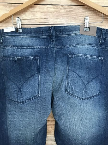 Calvin Klein Blue Boyfriend Cut Jeans
