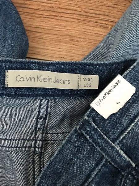 Calvin Klein Blue Boyfriend Cut Jeans