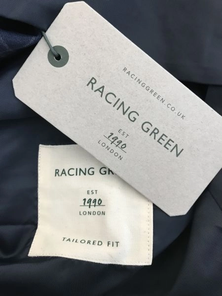 Racing Green Navy Tartan Striped Waistcoat