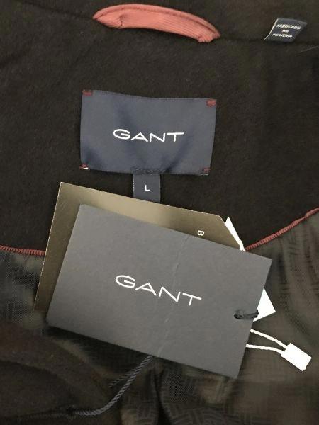Gant Black Long Sleeve Classic Tailored Coat