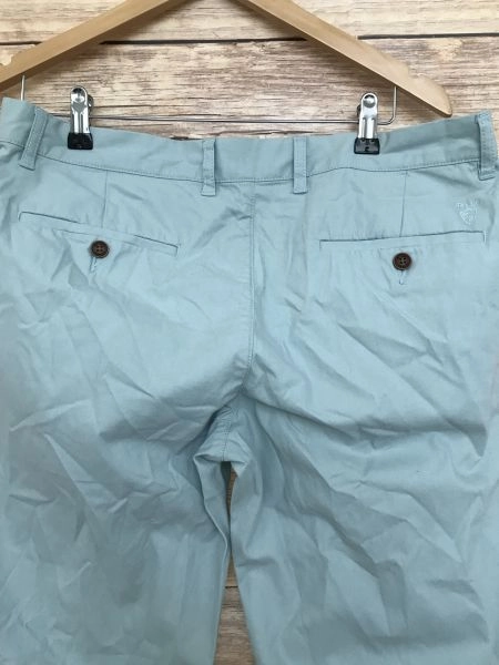 Howick Pale Green Fraternity Chino Trousers
