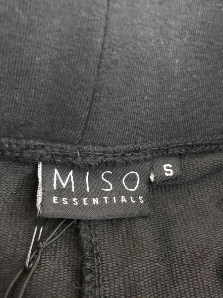 Miso Black Straight Leg Yoga Trousers