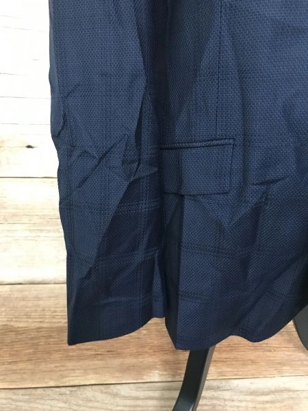 Kenneth Cole Black Long Sleeve Slim Fit Suit Jacket