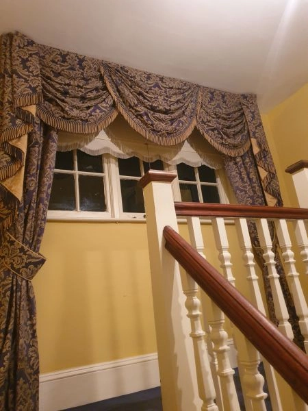 Beautiful vintage curtains for an entire house