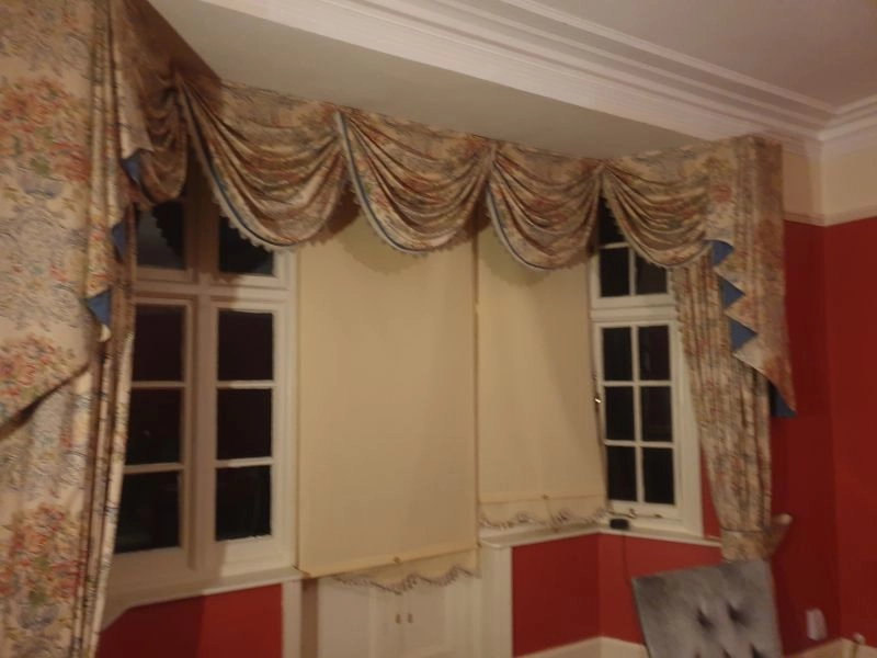 Beautiful vintage curtains for an entire house