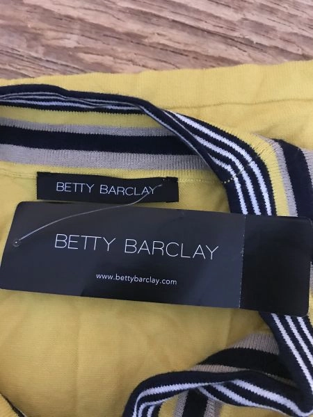 Betty Barclay Yellow Long Sleeve V-Neck Jumper