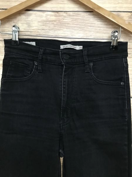 Levi's Black Mile High Super Skinny Jeans