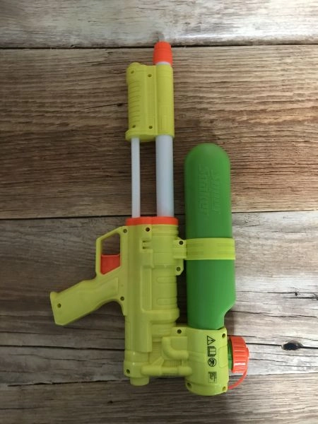super soaker yellow and green