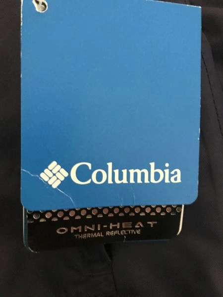 Columbia Navy and Pink Omni-Heat Thermal Reflective Coat