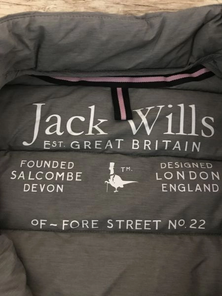 Jack Wills Grey Puffer Jacket