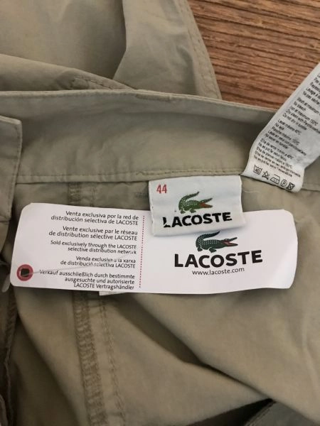 Lacoste Beige Cargo Style Trousers