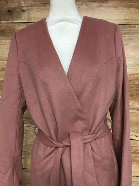 Twist and Tango Pink Wrap Style Coat