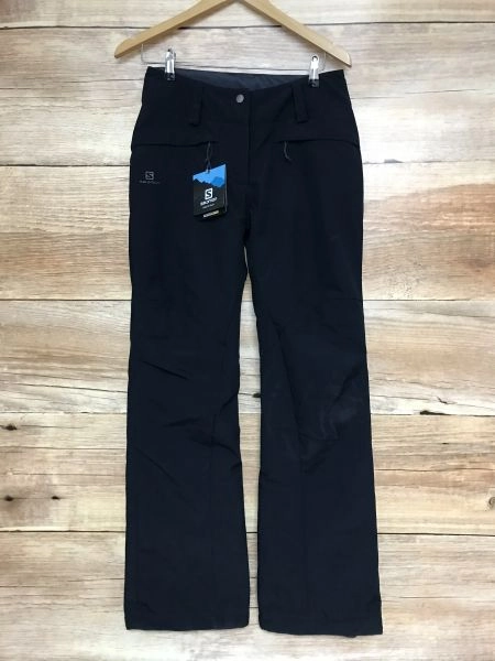 Salomon Black Regular Fit Ski Style Trousers