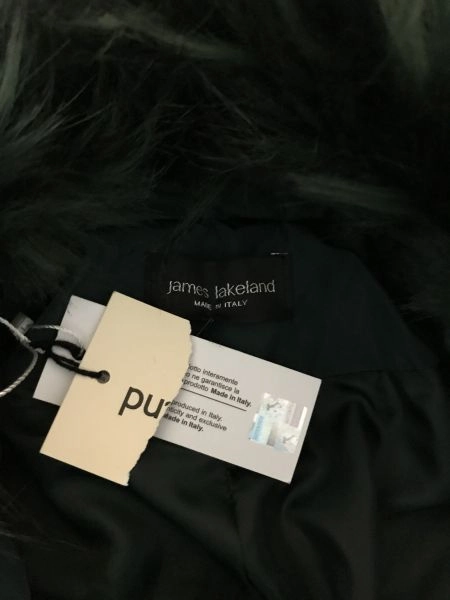 James Lakeland Green Fur Trimmed Quilted Jacket