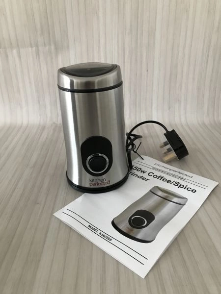 KitchenPerfected 150W 50g Spice & Coffee Grinder