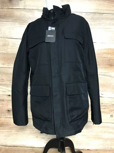 DKNY Black M65 Plaid Jacket