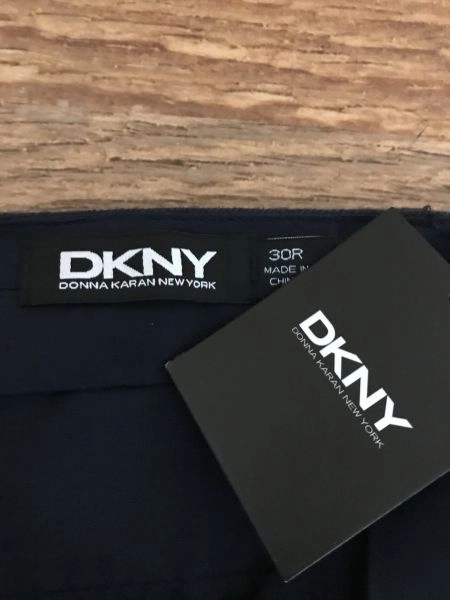 DKNY Dark Navy Melange Suit Trousers