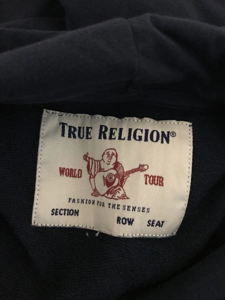 True Religion Navy Blue Hooded Jumper
