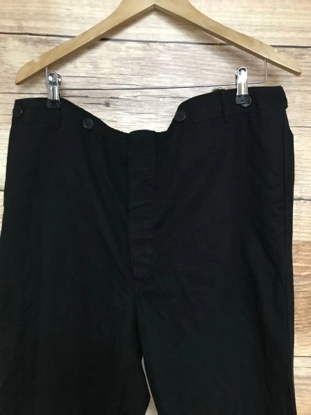 Blackyoto Black Cargo Style Trousers
