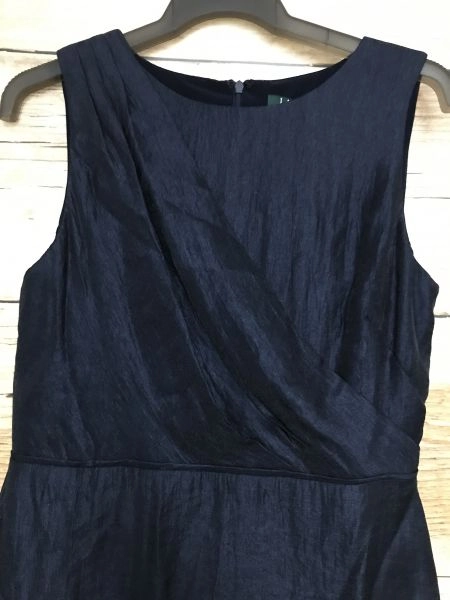 Ralph Lauren Dark Navy Sleeveless Maxi Length Dress