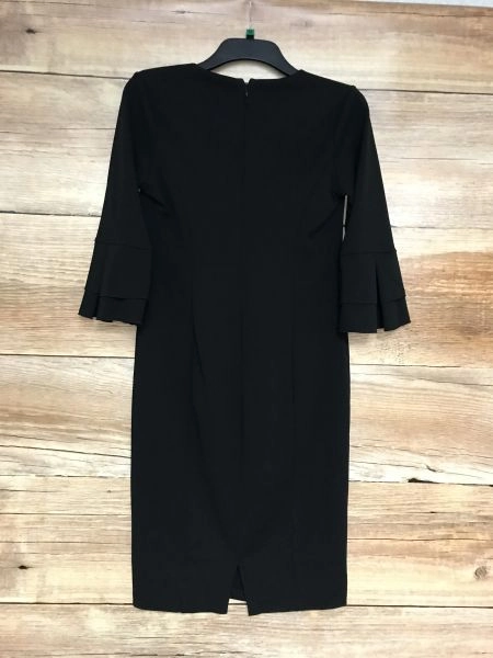 James Lakeland Black Mid-Length Sleeve Shift Dress