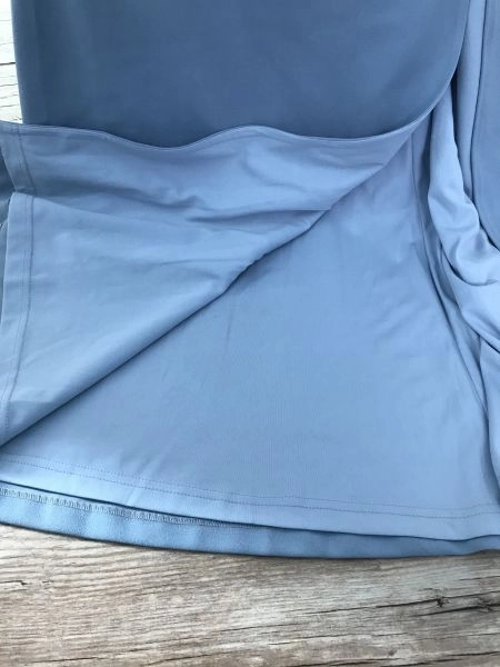 Adrianna Papell Blue Beaded Body Maxi Length Dress