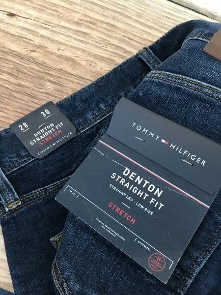 Tommy Hilfiger Blue Denton Straight Fit Jeans