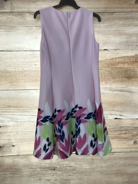DKNY Pink Shift Dress with Floral Print Design