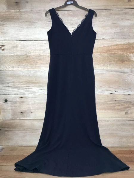 JS Collection Dark Navy Floor Length Sleeveless Dress