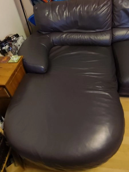 Used Swivel Leather Sofa
