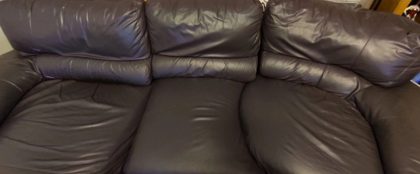 Used Swivel Leather Sofa