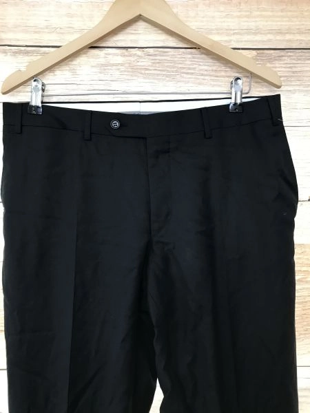 Canali Black Suit Trousers