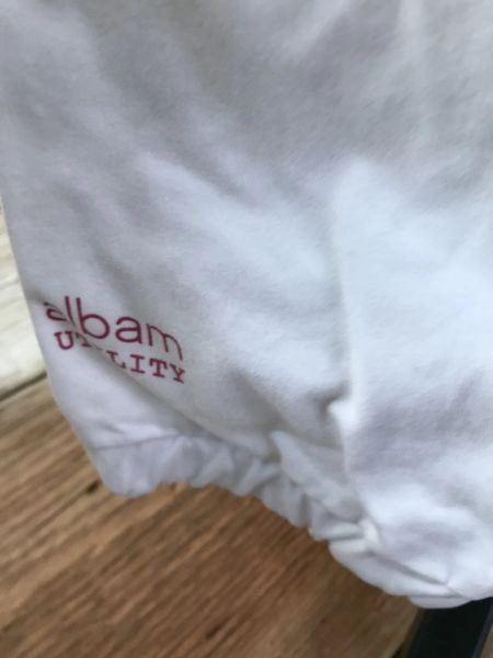 Albam Utility White Zip Up Coat