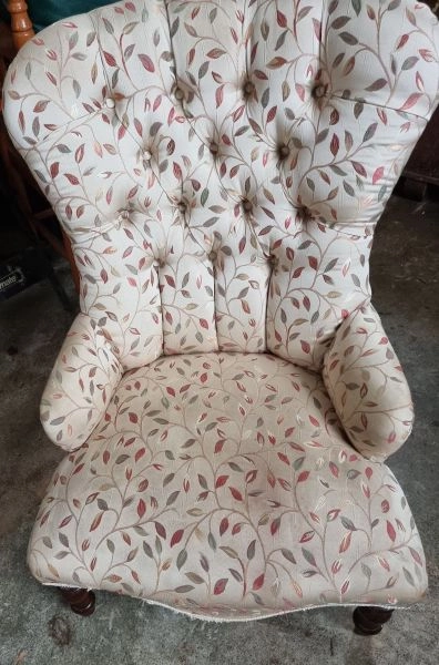 Period Slipper Chair, renovation project