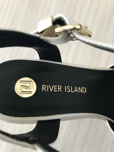 River island White Wedge Sandals