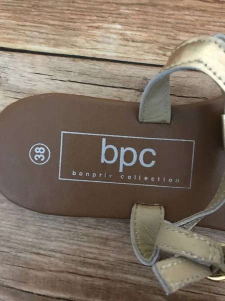 Bpc bonprix collection gold sandals